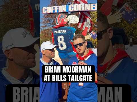 Brian Moorman shows love to Buffalo fans ahead of Bills vs Chiefs #bills #chiefs #nfl #shorts