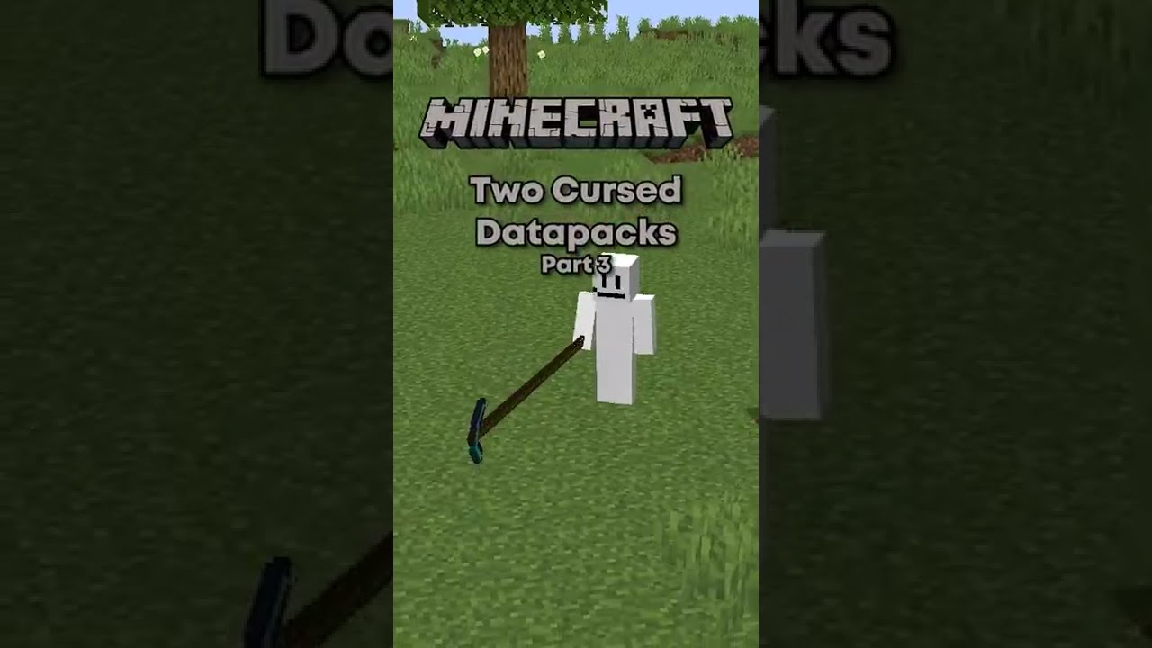 Minecraft Cursed Datapacks: Ridiculously Long Pickaxes 🛠️