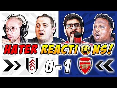 Arsenal's Rivals & Haters GUTTED 🤣 Reactions to Fulham 0-1 Arsenal | Premier League Fan Reactions