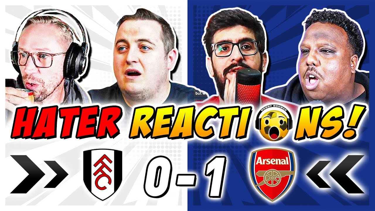 Arsenal Fans Celebrate Win as Rivals & Haters React 🤣 | Fulham 0-1 Arsenal Match Highlights