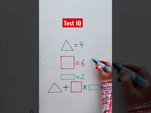 ✅Test IQ TEST de INTELIGENCIA