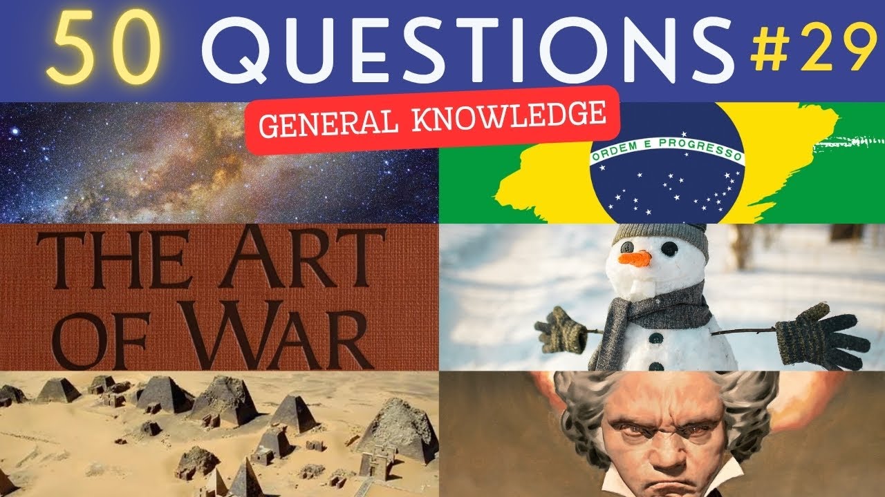 The General Knowledge Quiz #29 | 50 Trivia Questions for Pub Quiz Enthusiasts