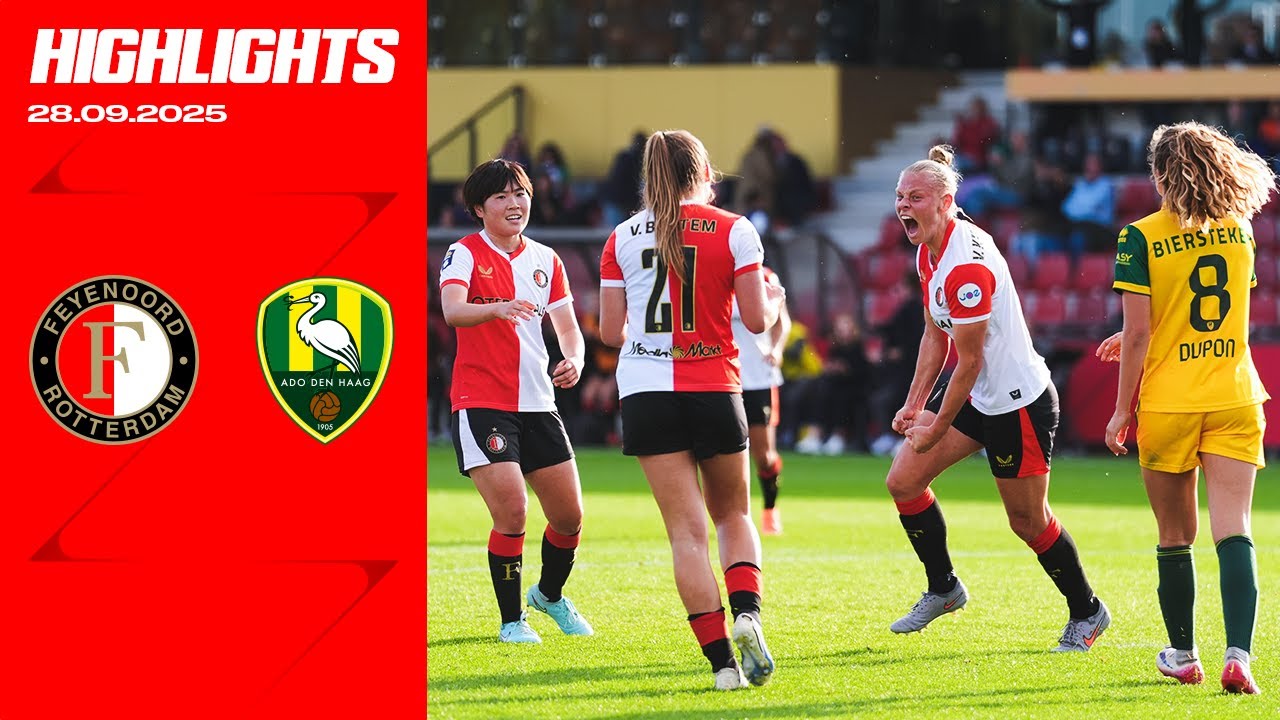 Feyenoord Secures 3rd Win of the Season with 2-0 Victory over ADO Den Haag ⚽