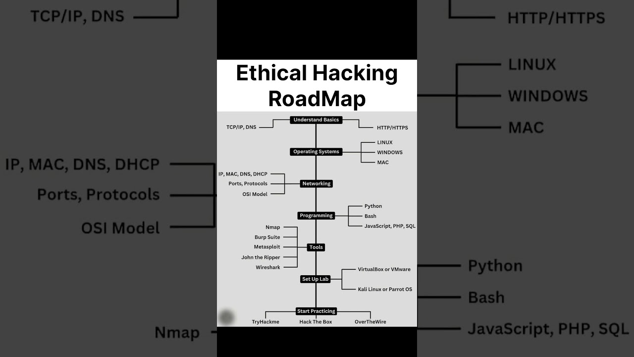 Ethical Hacking Roadmap 2025 🔐