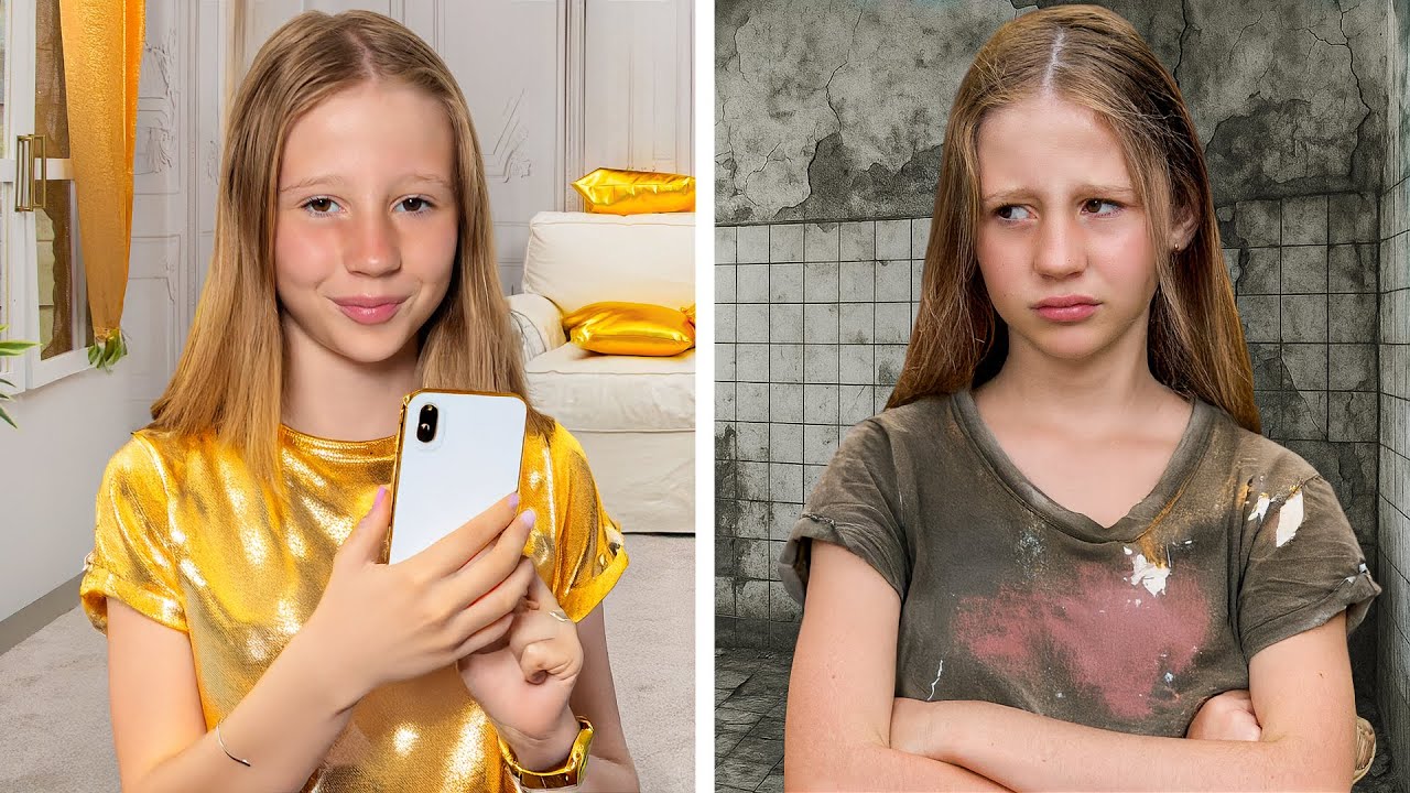 Nastya's Sharing Lesson: Poor vs Rich 🤝