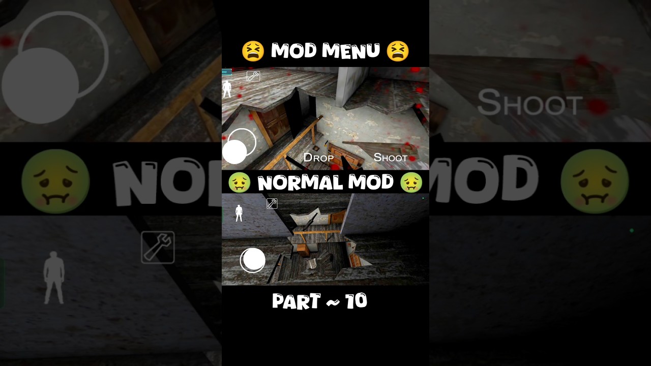 Granny Chapter 1: Mod Menu vs Normal 🔥