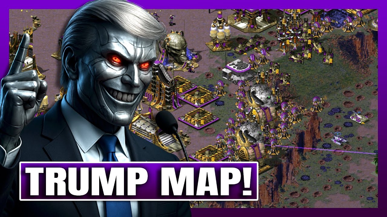 Red Alert 2: Trump Map Challenge – 2 vs 6 AI 💥