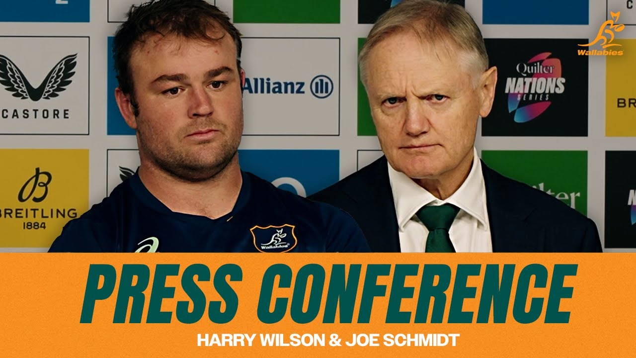 Wallabies Coaches Joe Schmidt & Harry Wilson React to Thrilling England Match 🏉
