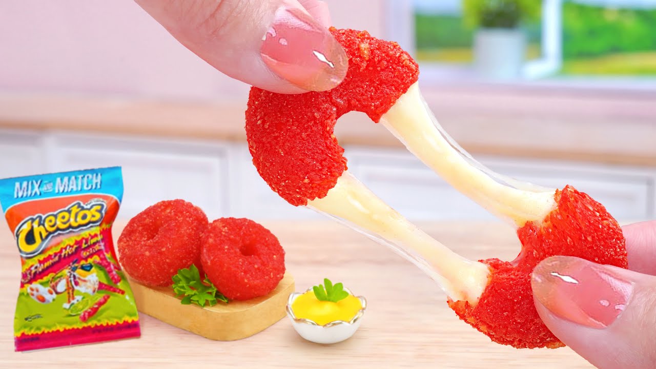 Win $100K! 🍩 Mini Hot Cheetos Mozzarella Donut