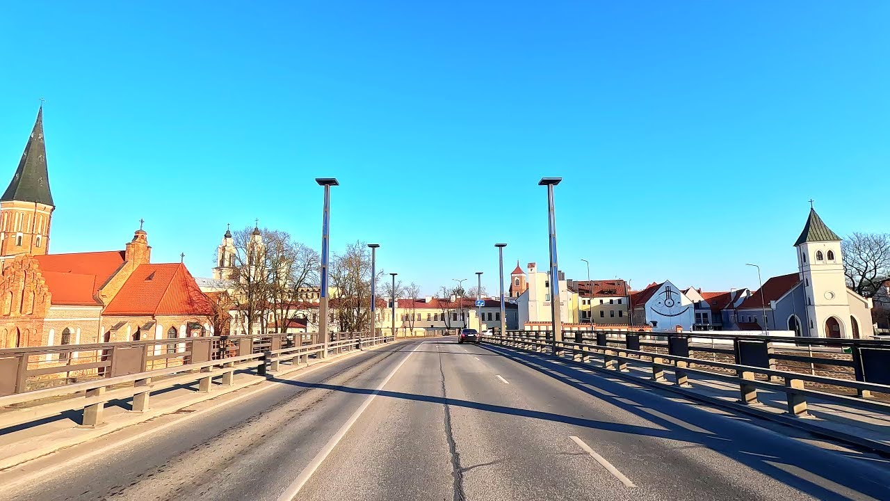 Driving in Kaunas, Lithuania - Feb 2025 🚗
