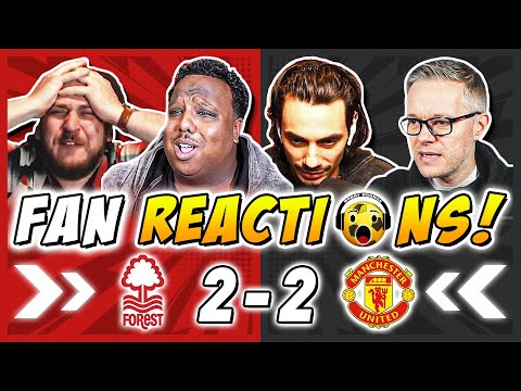 Man United Fans GUTTED 🤣 Reactions to Nottingham Forest 2-2 Man United | Premier League Fan Reaction