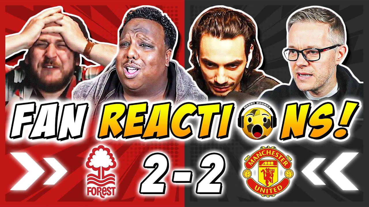 Man United Fans Heartbroken After 2-2 Draw with Nottingham Forest 😢 | Premier League Reactions