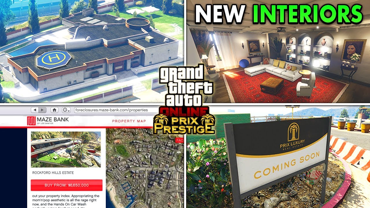 GTA Online Leaked Mansions DLC 🏡