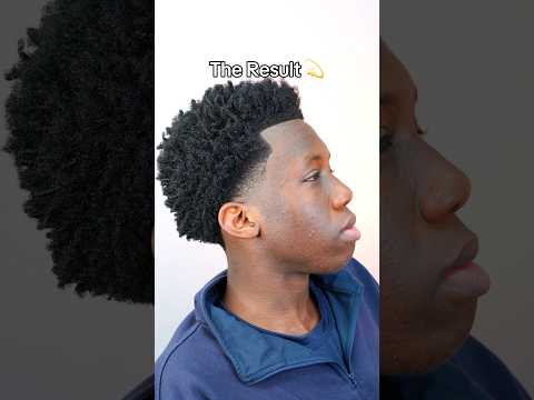 Mid Taper Afro Sponge Styling #melbournebarber #barber #midtaper #styling