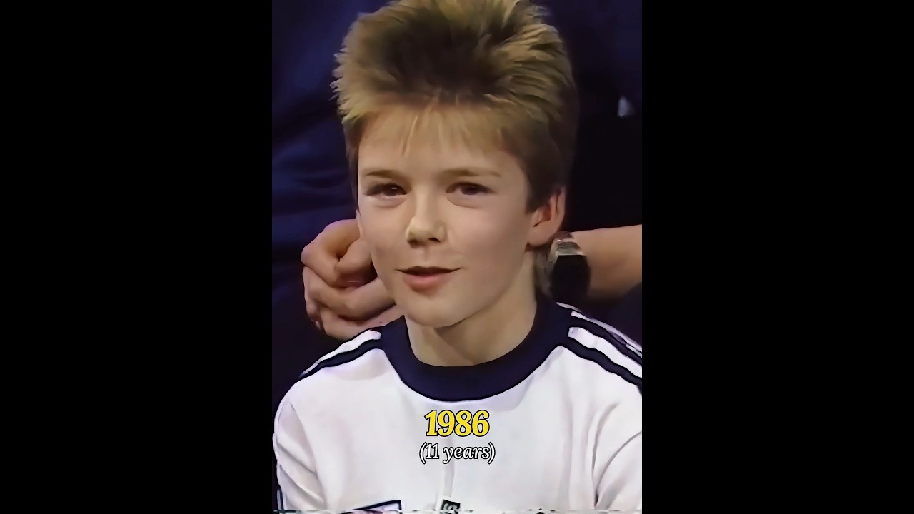 David Beckham Evolution 1986-2024