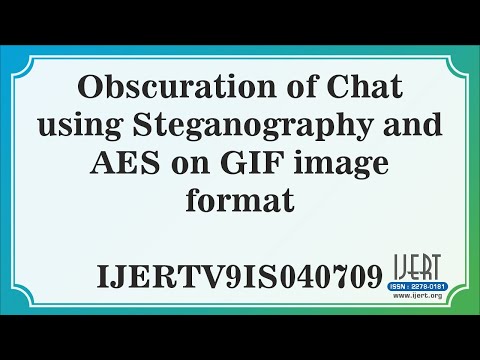 Obscuration of Chat using Steganography and AES on GIF image format