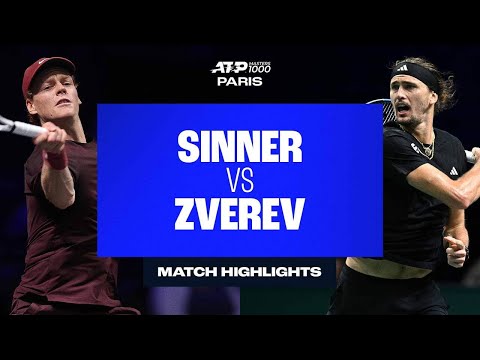 Highlights: Sinner defeats ailing Zverev, advances to Paris 2025 final