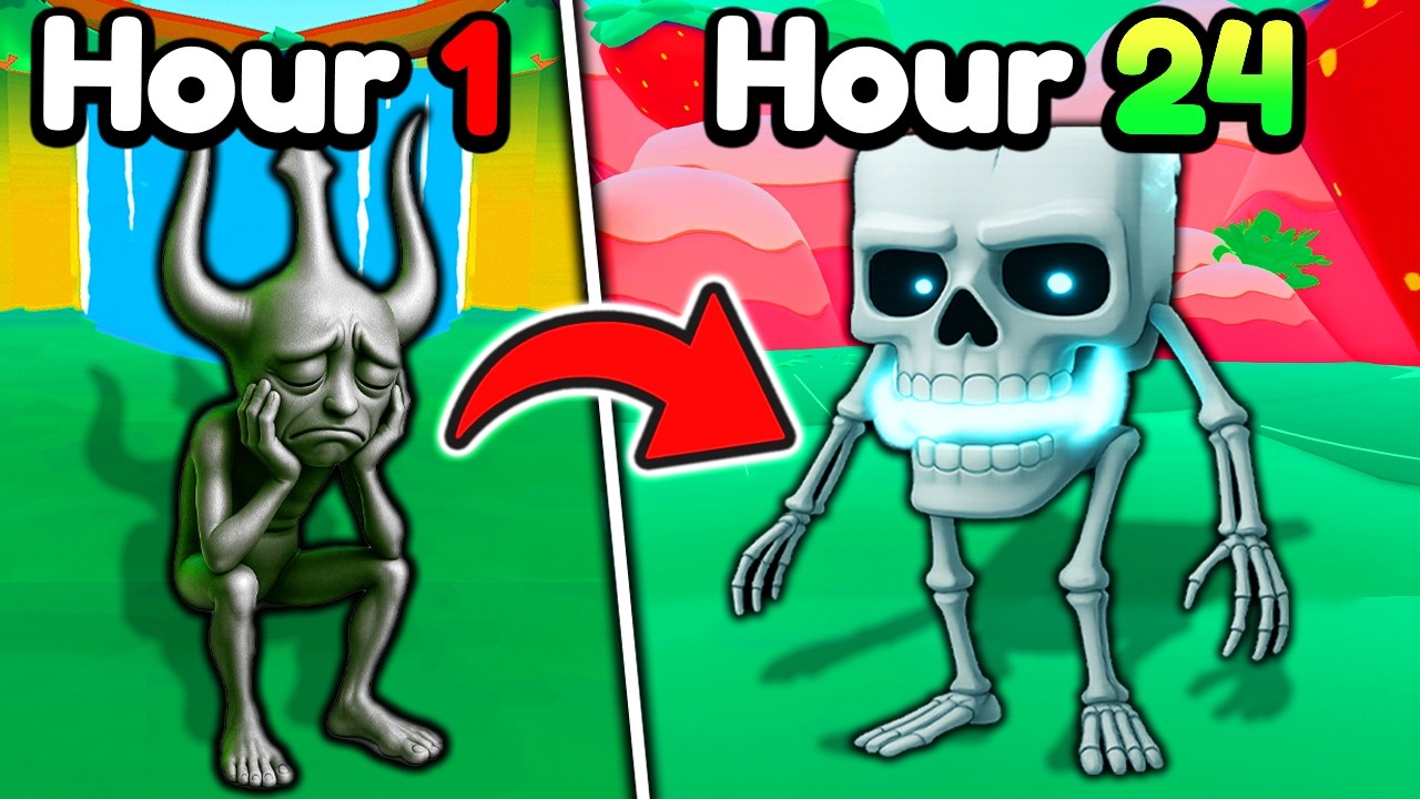 24 Hours Living in Brainrot Evolution 🌟 | My Epic Roblox Experience