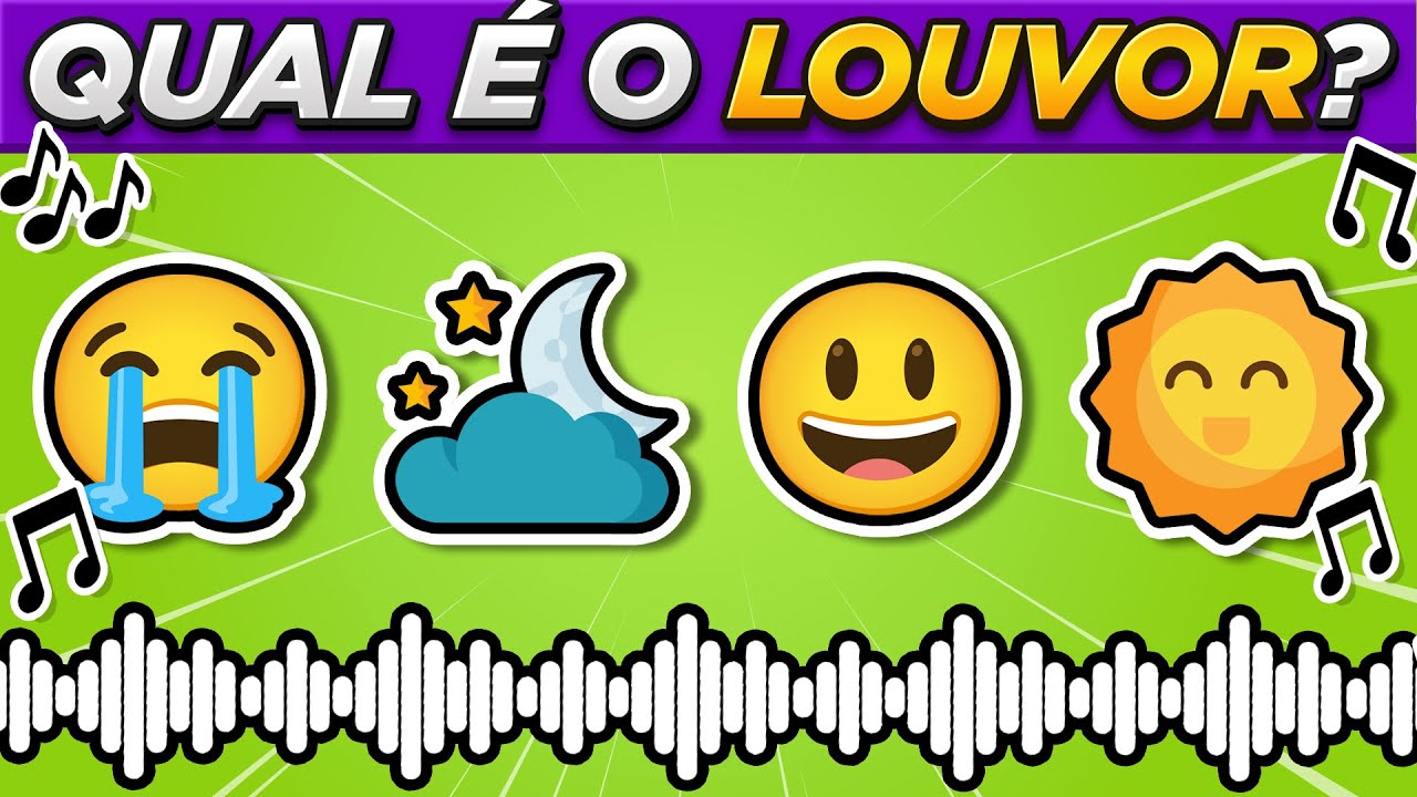 Adivinhe a Música Gospel Pelos Emojis | Desafio musical do Louvor | Quiz Bíblico