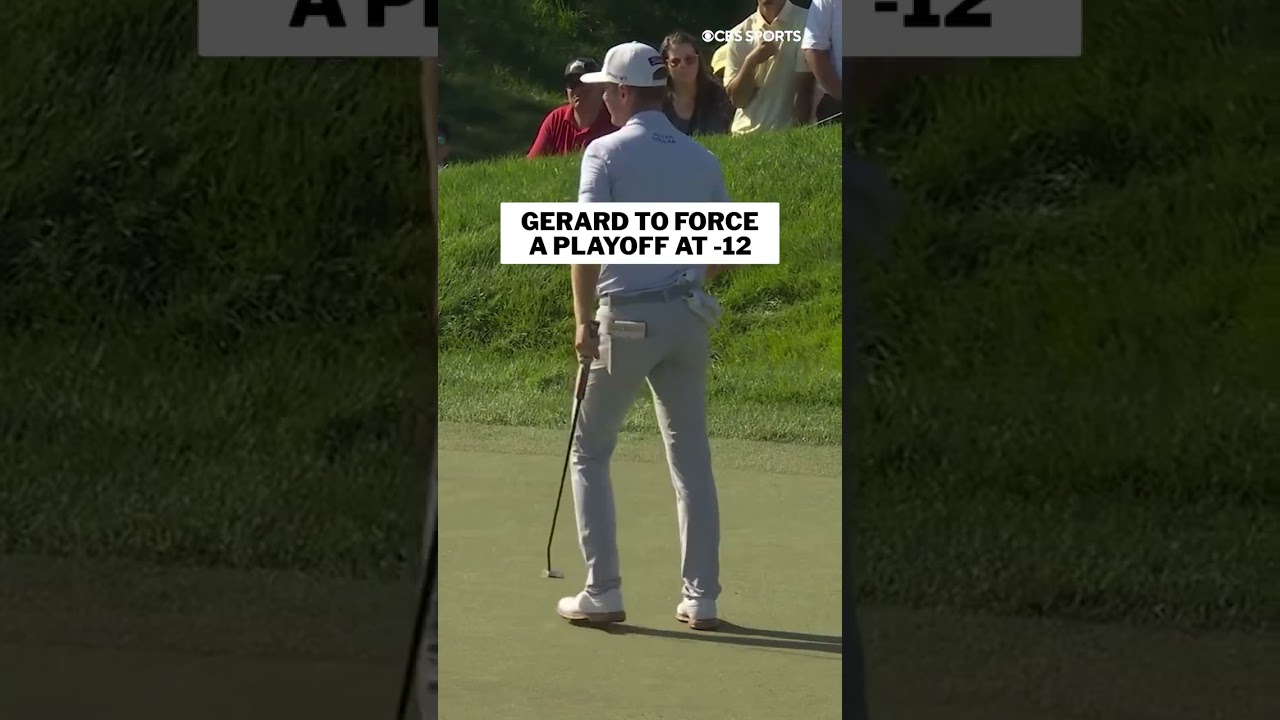 Epic finish at Jack's Place to win the Memorial 🙌 #shorts #golf #pgatour