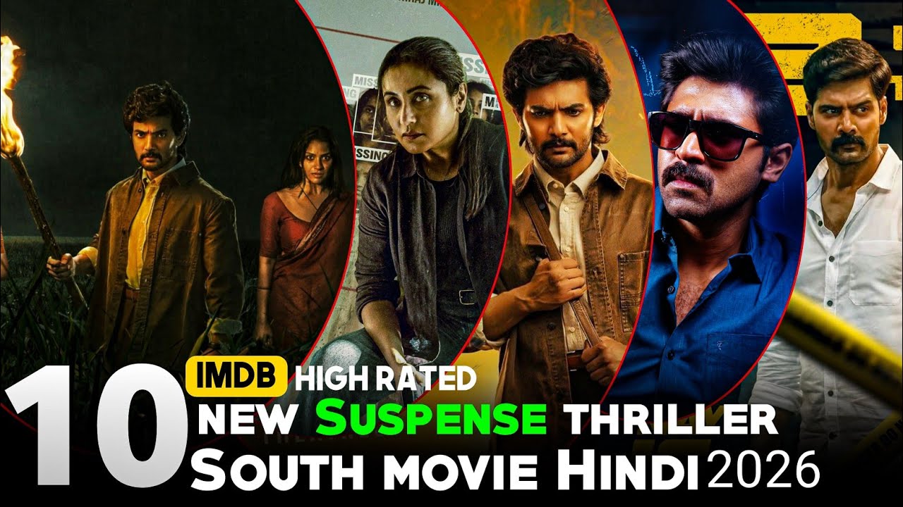 Top 10 South Indian Suspense Thrillers in Hindi 2025 🎬