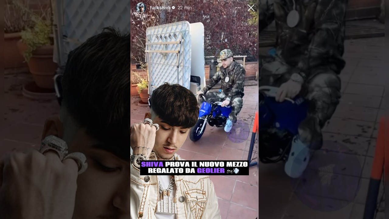 Shiva Testa il Regalo di Geolier Prima di Suo Figlio 🏍️