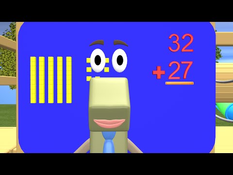 Double Digit Addition with Regrouping - 1st and 2nd Grade