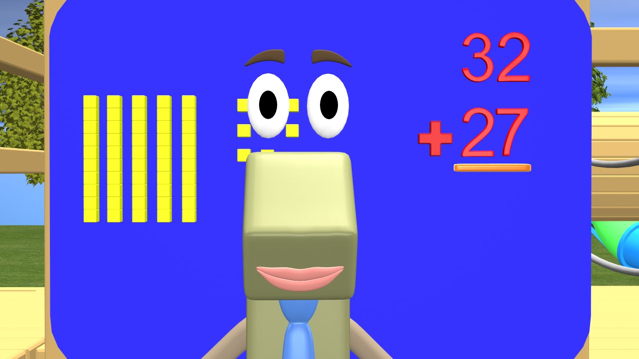 Double Digit Addition with Regrouping for 1st and 2nd Graders