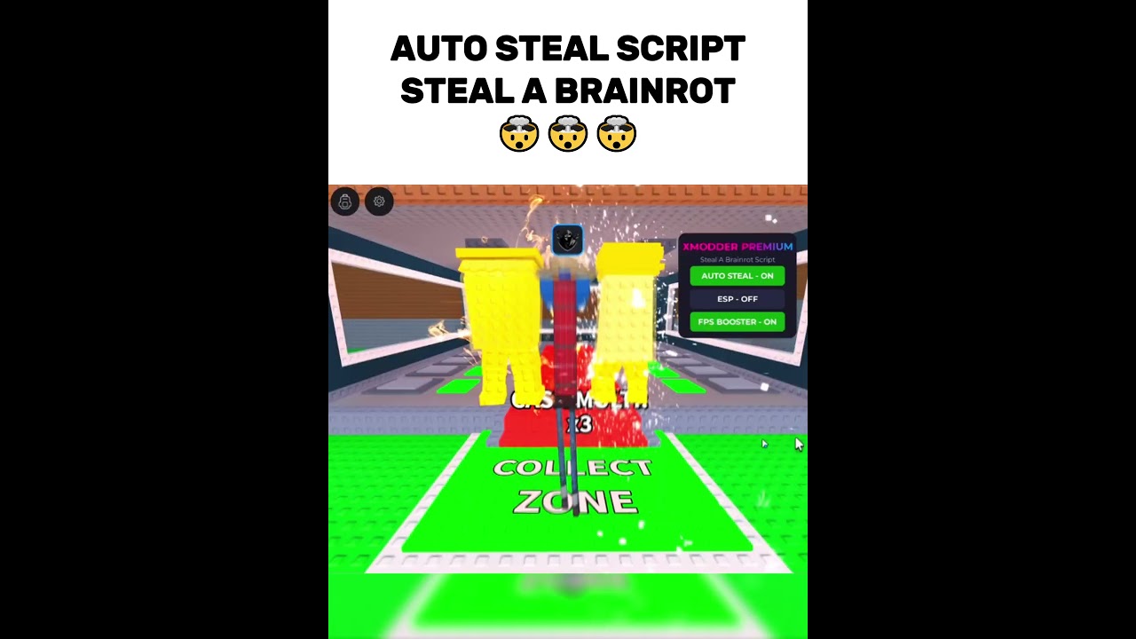 Auto Steal Script for Brainrot in Roblox ๐ค
