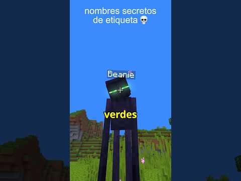 NOMBRES SECRETOS DE ETIQUETA EN BEDROCK