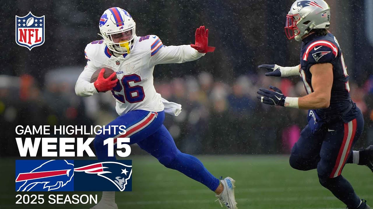 Bills vs. Patriots Week 15 Highlights 🏈