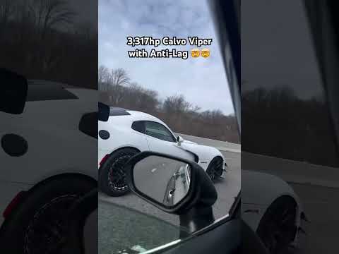 3,317hp Calvo Motorsports Dodge Viper ACR 🤯🤯| How is it street legal?! 😂 #dodge #viperacr #calvo