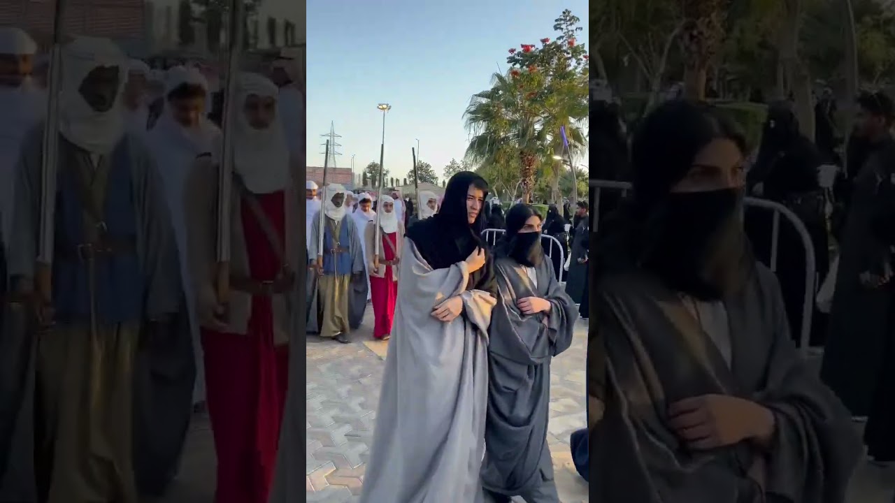 احتفالات يوم التأسيس السعودي في حديقة المك عبدالله بالطائف 🇸🇦