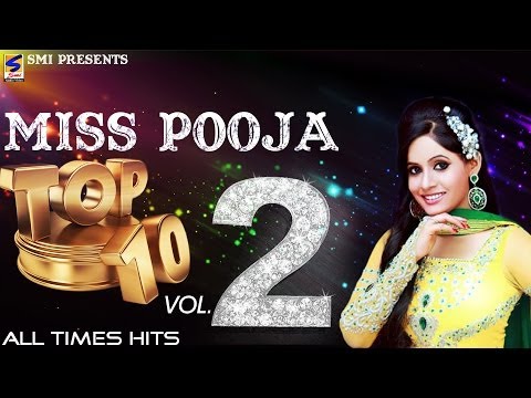 Miss Pooja Top 10 All Times Hits Vol 2 | Non-Stop HD Video | Punjabi New hit Song -2016