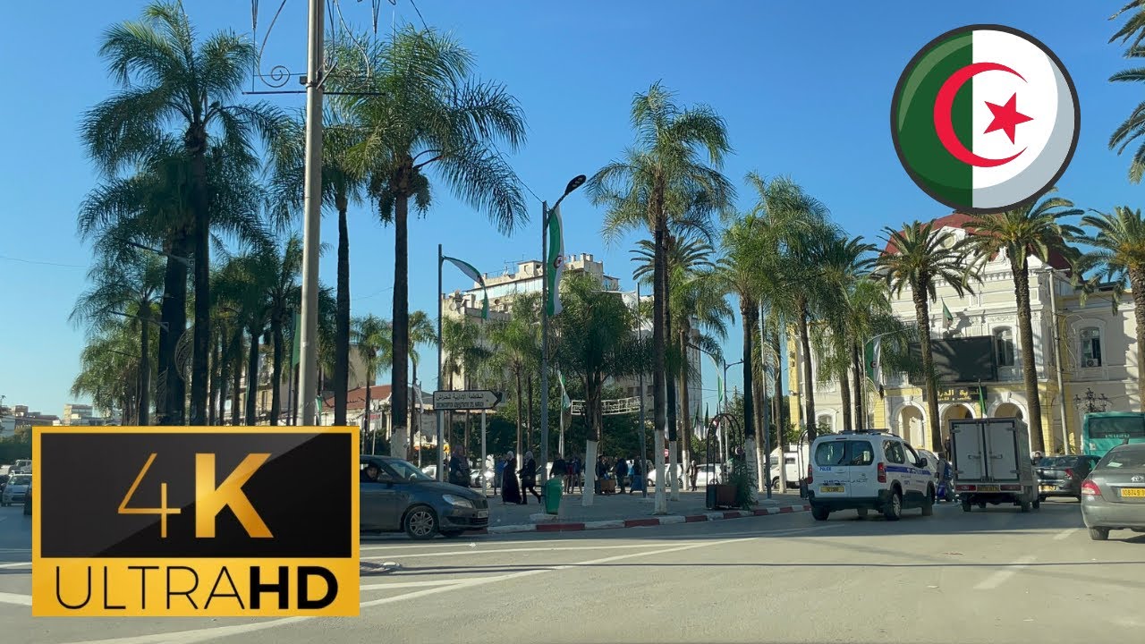 4K Drive Through El Harrach & Bourouba, Algiers 🌄
