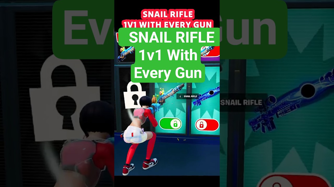Fortnite Snail Rifle 1v1 with All Guns ๐ฎ