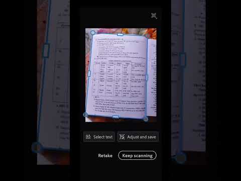 Scan a document, ID or a book as PDF through Adobe Scan very easily.    #viral #youtubeshorts