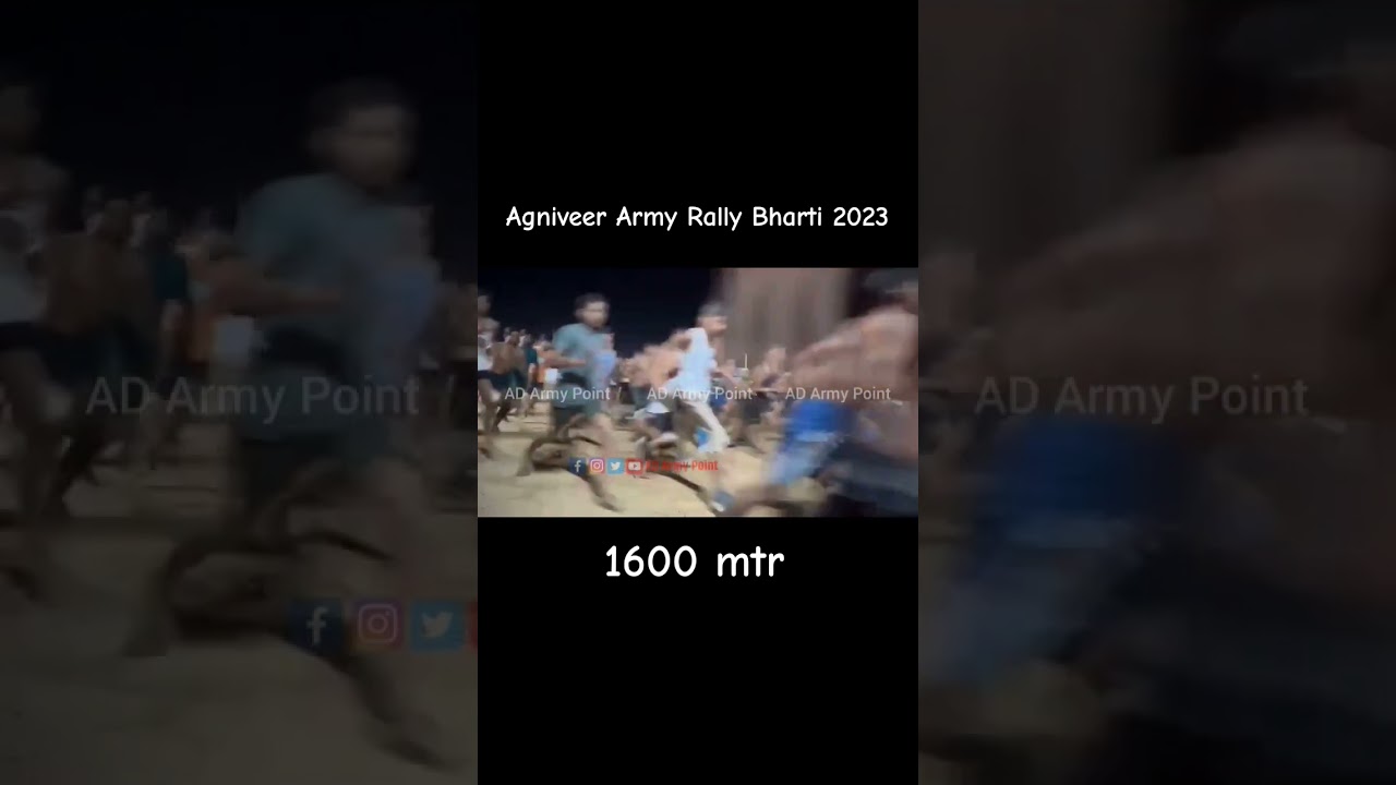 Agniveer Army Rally & Physical Test 2023 🪖