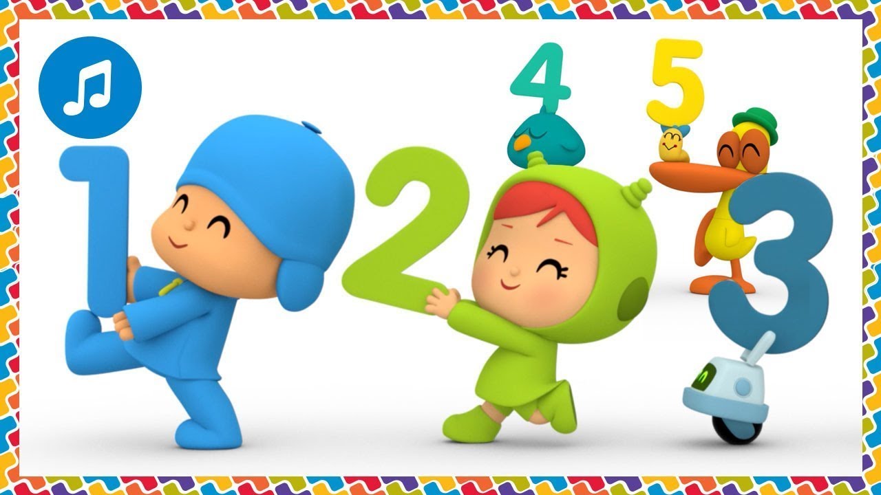 Canção de Números | Aprenda os Números com Desenhos Animados - Música Infantil do Pocoyo