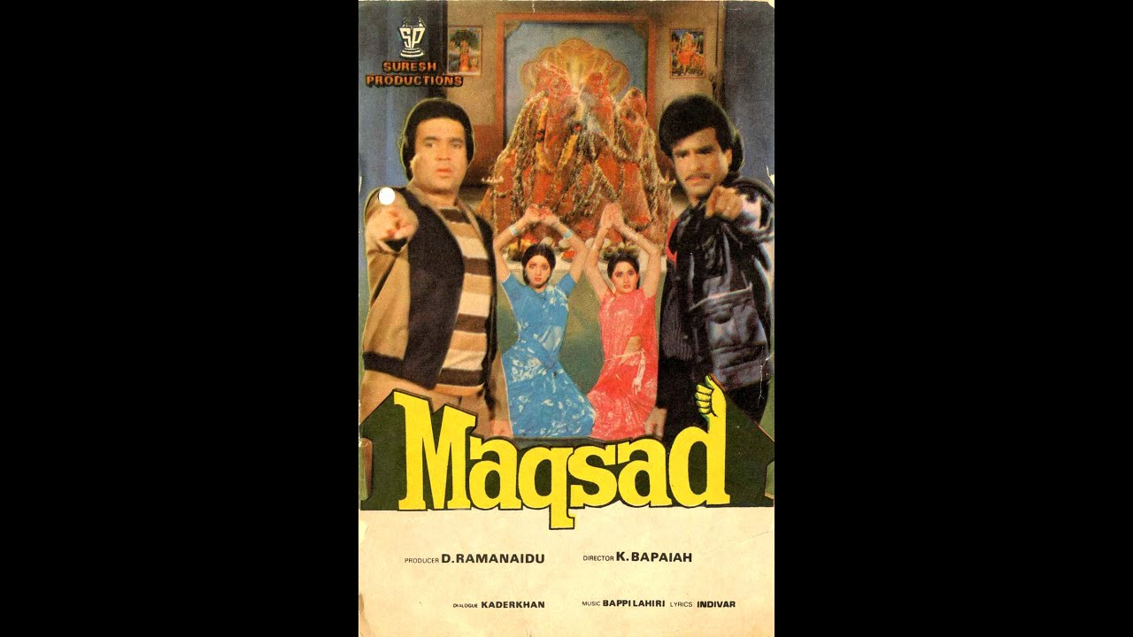 Maqsad (1984) – Action Thriller with Jeetendra, Sridevi & Rajesh Khanna 🎬