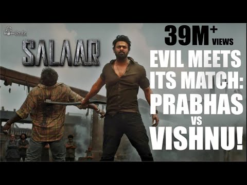 TRIBAL WOMEN'S RESCUE! Prabhas vs. Vishnu | Salaar Movie Scene | Hombale Films