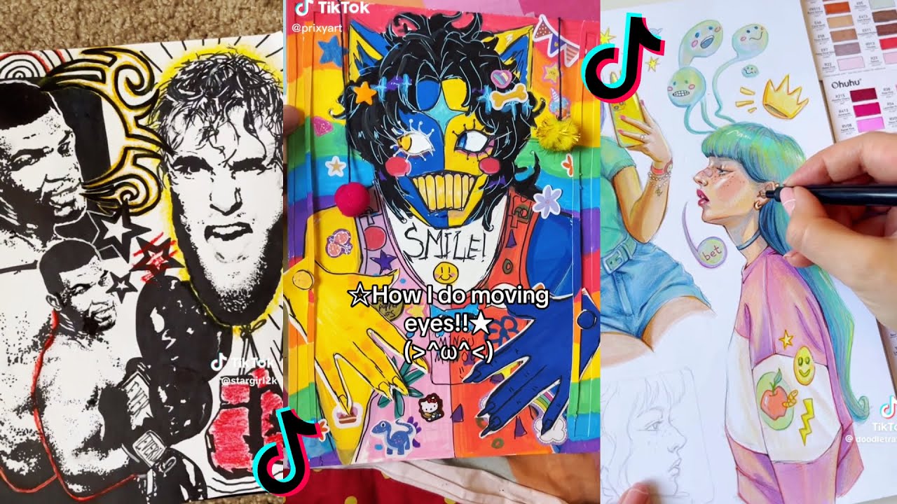 Art Sketchbook TikTok Compilation #71 🎨