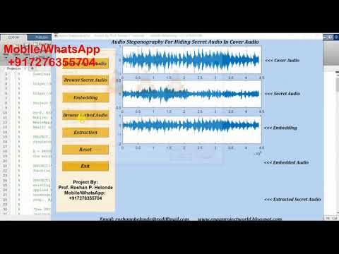Audio Steganography Using Matlab Code / Hiding Secret Audio In Audio Using Matlab Source Code