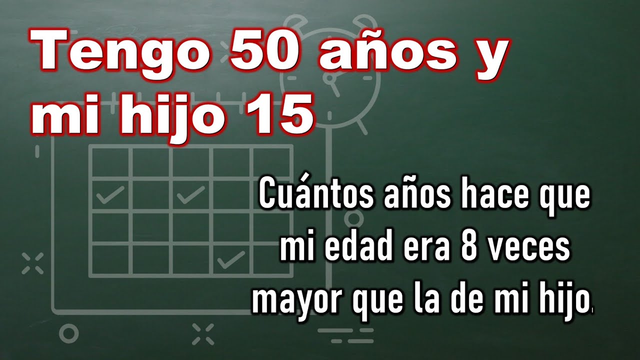Problema de Edades: Cálculo de Edades Pasadas