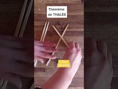 C'est quoi le THÉORÈME de THALÈS ? (le principe)
