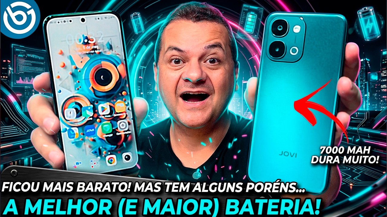 JOVI Y31: Melhor Bateria do Brasil por Menos de R$1800