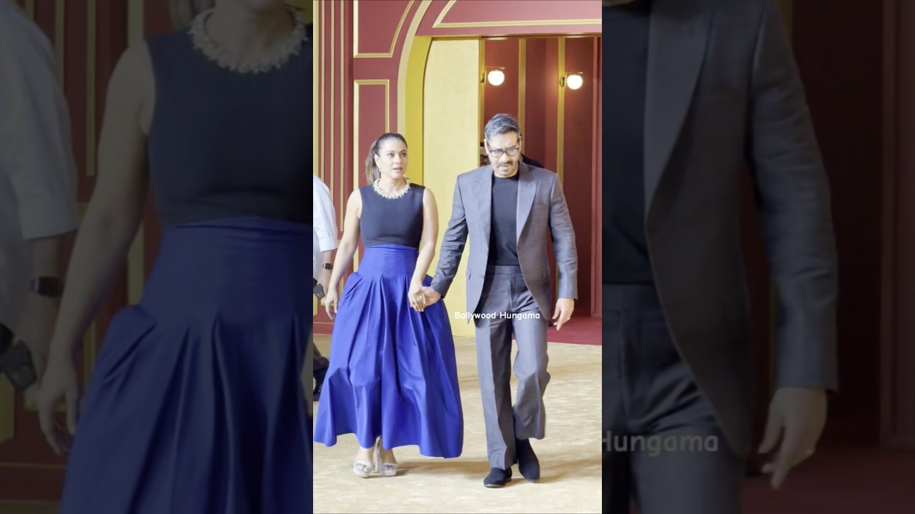 Ajay Devgn & Kajol Shine at Bollywood Screening of 'The Bad' 🎬