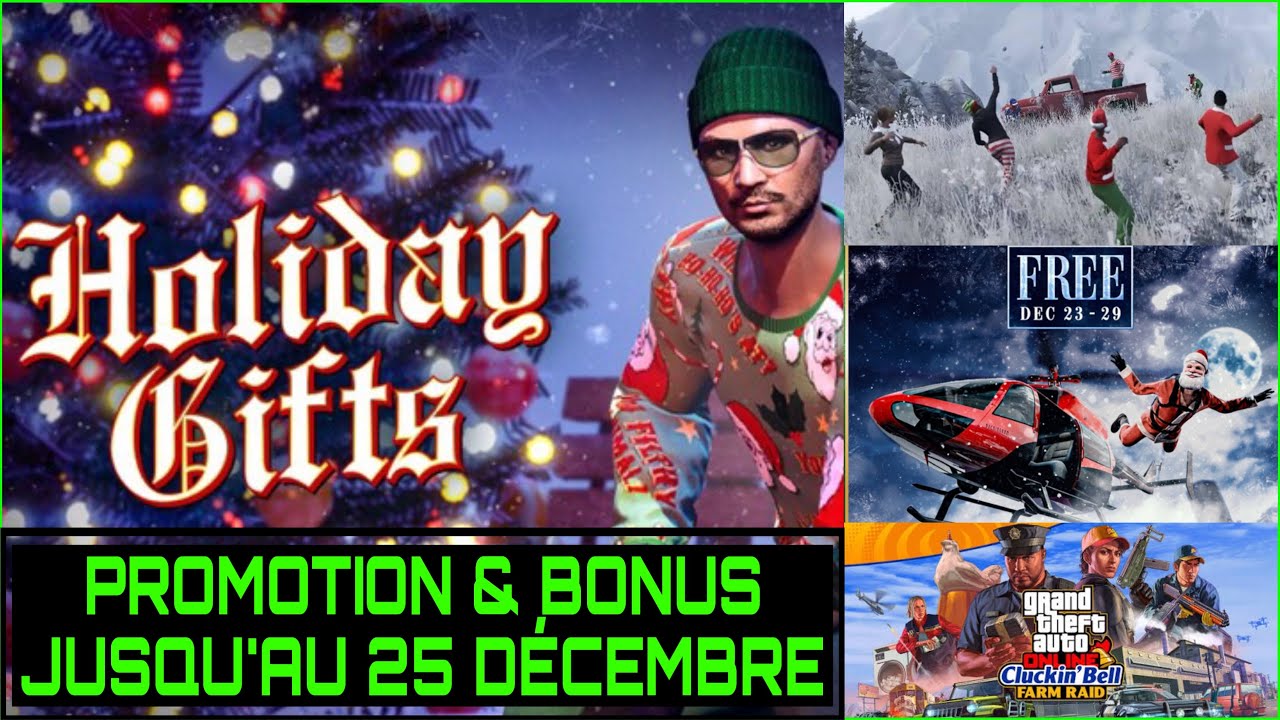 PROMO & BONUS GTA ONLINE : CADEAU, VÉHICULE OFFERT, COLLECTIBLE & EVENT DE FIN D'ANNEE 