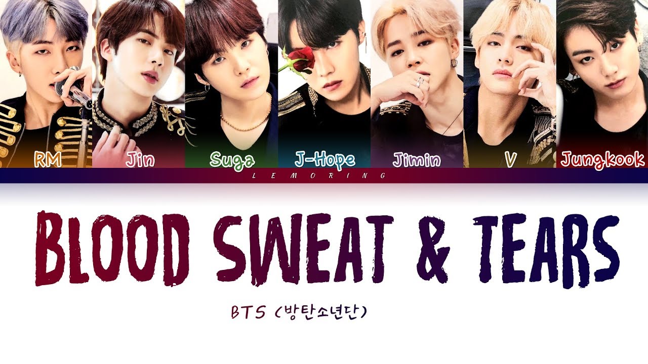 BTS - Blood Sweat & Tears Lyrics (Color Coded) ๐ถ