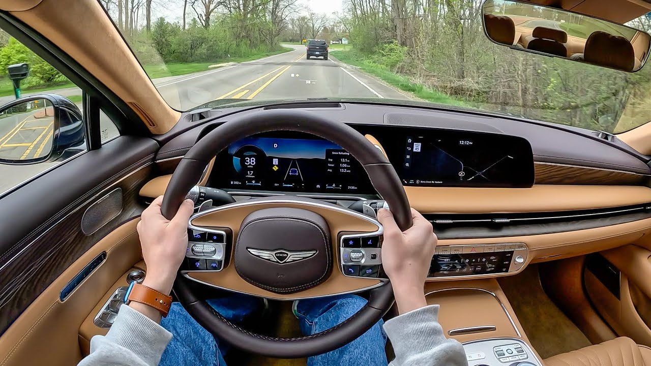 2024 Genesis G90 3.5T E-Supercharger POV Test Drive 🚗